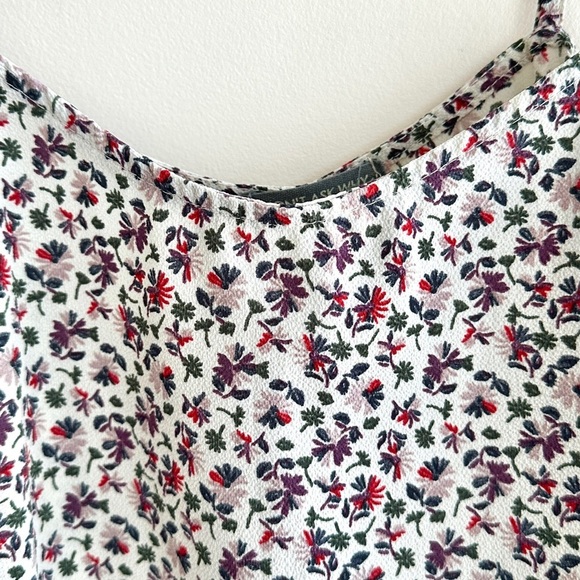 Don’t Ask Why Floral Print Cold Shoulder Flowy Women's Top, One Size - Picture 9 of 16